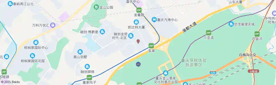 重庆金山鑫泰_公交站地图_重庆公交_妙搜公交查询2025