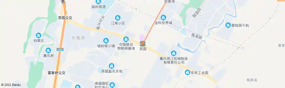 重庆轨道茶园2站_公交站地图_重庆公交_妙搜公交查询2025