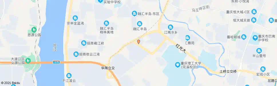 重庆巨星花园_公交站地图_重庆公交_妙搜公交查询2025