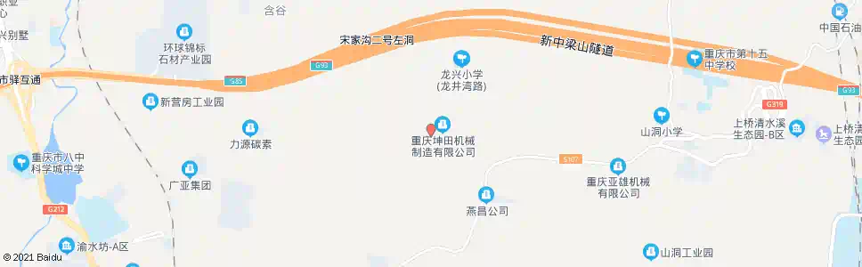 重庆雨田超市_公交站地图_重庆公交_妙搜公交查询2025