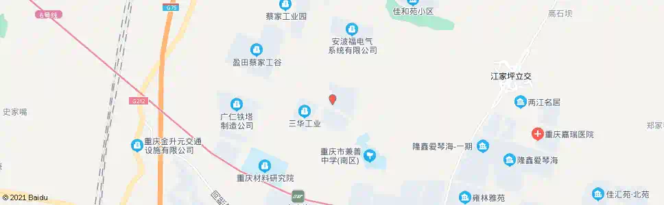 重庆川仪十八厂_公交站地图_重庆公交_妙搜公交查询2025