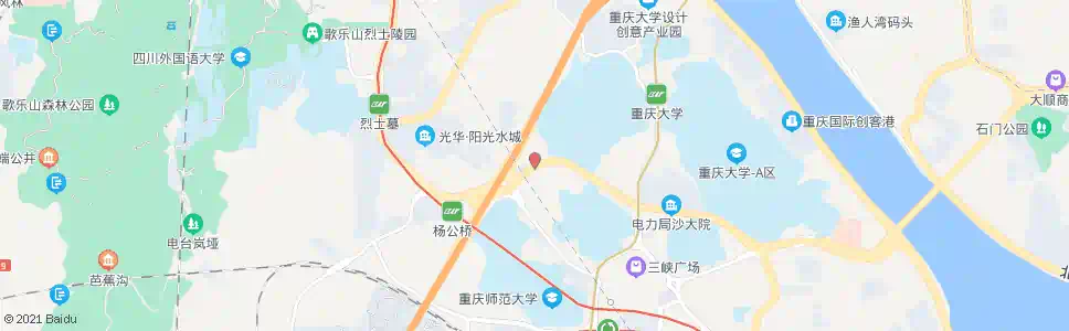 重庆半月楼_公交站地图_重庆公交_妙搜公交查询2025