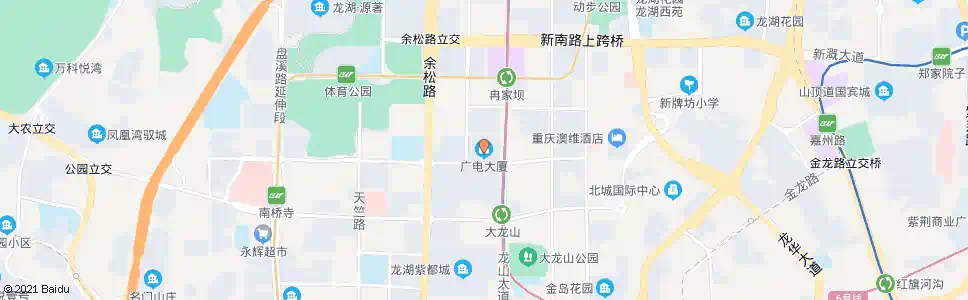 重庆广电大厦_公交站地图_重庆公交_妙搜公交查询2025
