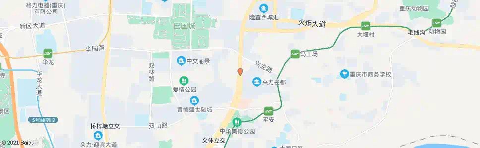 重庆双山隧道_公交站地图_重庆公交_妙搜公交查询2025