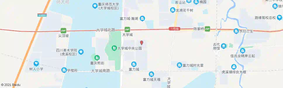 重庆新壹街_公交站地图_重庆公交_妙搜公交查询2025