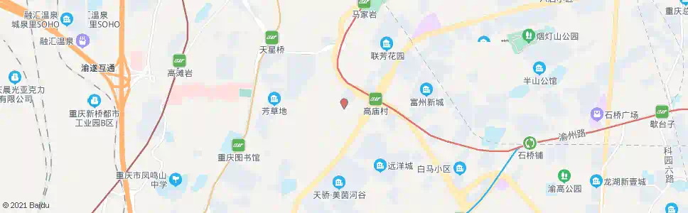 重庆殡仪馆_公交站地图_重庆公交_妙搜公交查询2025