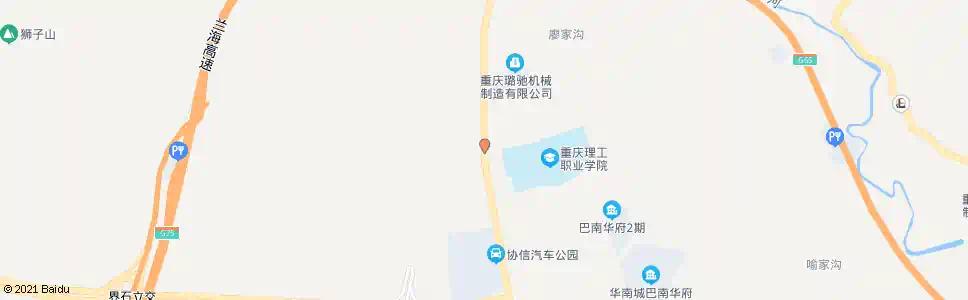 重庆老学堂_公交站地图_重庆公交_妙搜公交查询2025