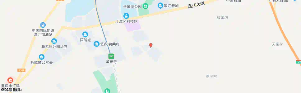 重庆海会苑_公交站地图_重庆公交_妙搜公交查询2025