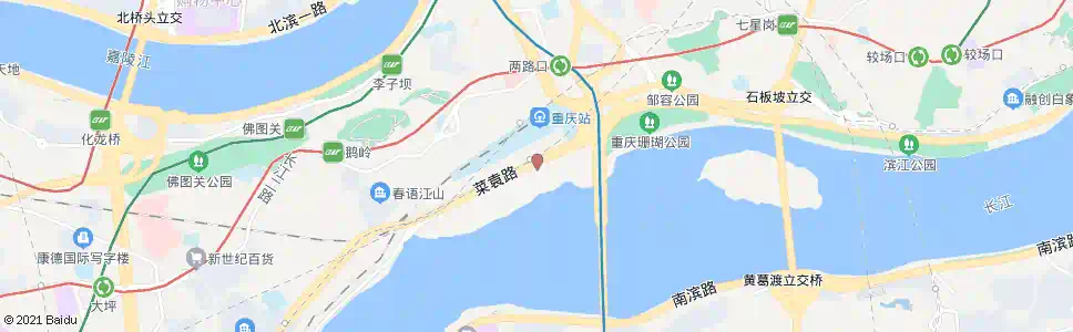 重庆菜园坝灯饰城_公交站地图_重庆公交_妙搜公交查询2025