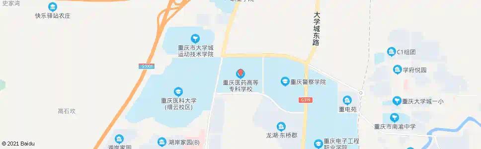 重庆医药高专_公交站地图_重庆公交_妙搜公交查询2025