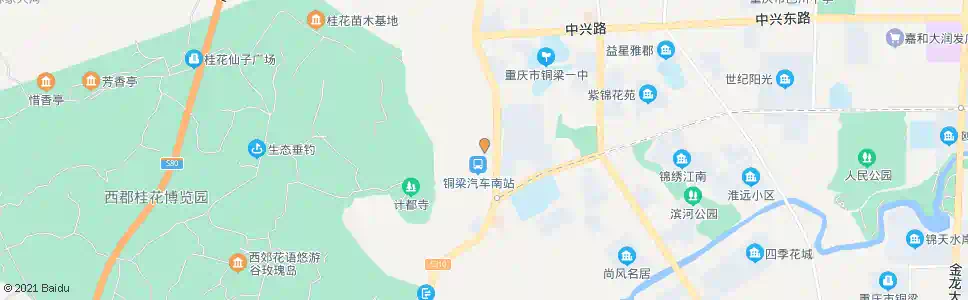 重庆南城小学_公交站地图_重庆公交_妙搜公交查询2025