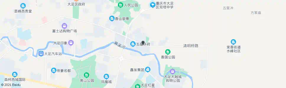 重庆香山美地_公交站地图_重庆公交_妙搜公交查询2025