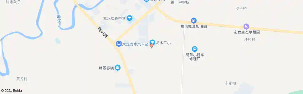 重庆龙水二小_公交站地图_重庆公交_妙搜公交查询2025