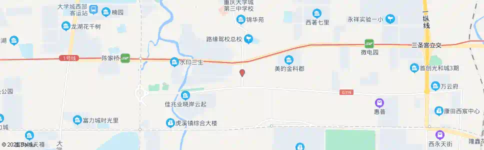 重庆陈家桥路口_公交站地图_重庆公交_妙搜公交查询2025