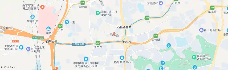 重庆兰花村_公交站地图_重庆公交_妙搜公交查询2025