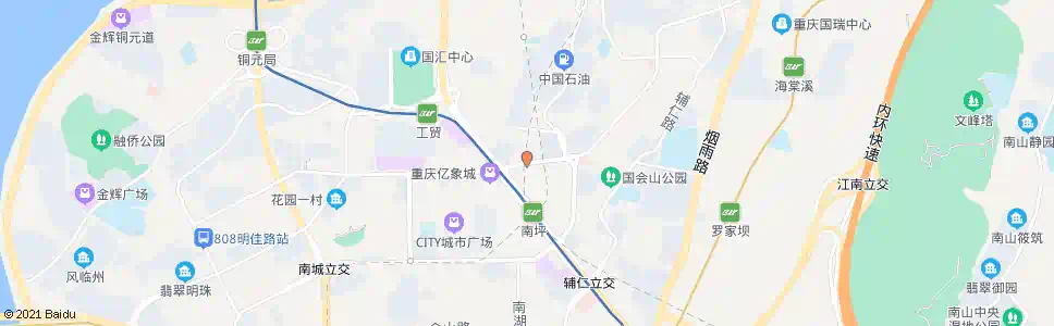 重庆南坪大帝学校_公交站地图_重庆公交_妙搜公交查询2025