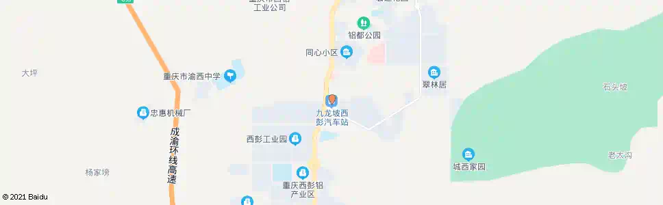 重庆西彭汽车站_公交站地图_重庆公交_妙搜公交查询2025