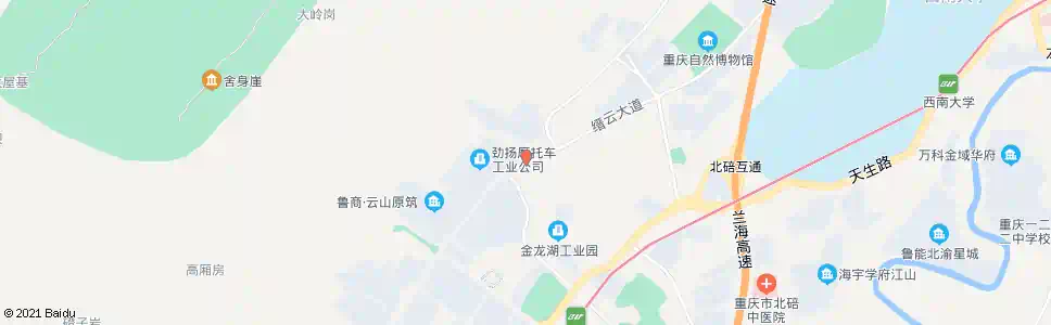 重庆云逸路口_公交站地图_重庆公交_妙搜公交查询2025