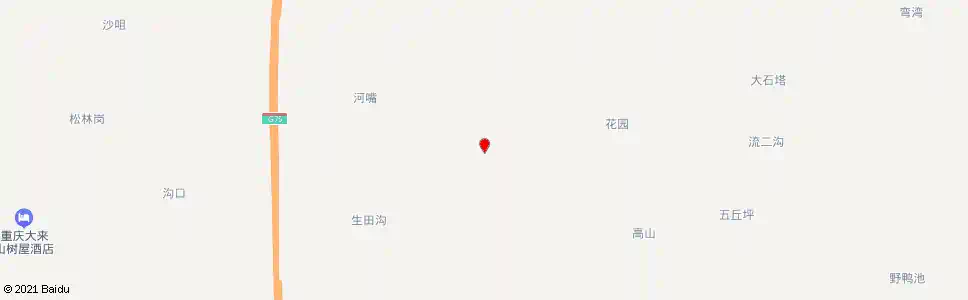重庆院子村办公室_公交站地图_重庆公交_妙搜公交查询2025