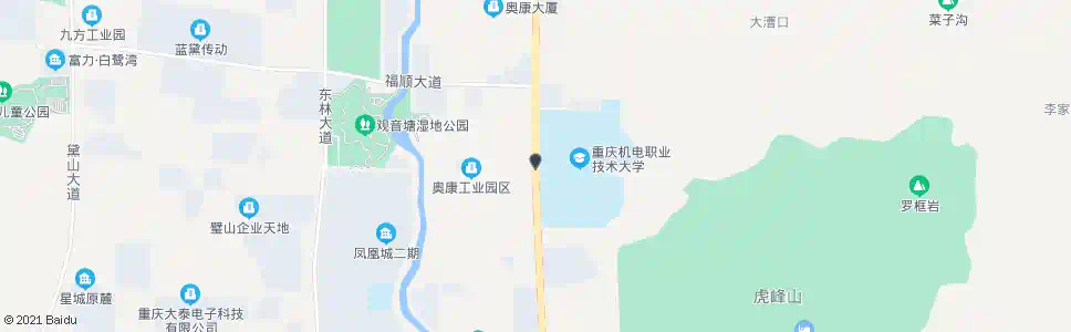 重庆重庆机电学院_公交站地图_重庆公交_妙搜公交查询2025