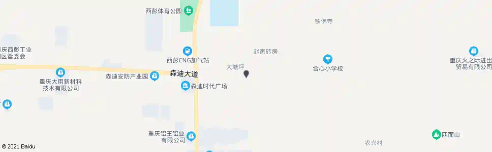 重庆西彭七公里_公交站地图_重庆公交_妙搜公交查询2025