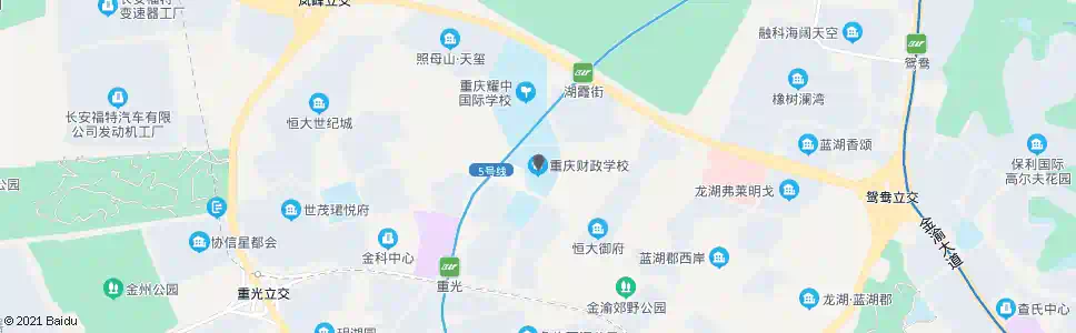 重庆财政学校_公交站地图_重庆公交_妙搜公交查询2025