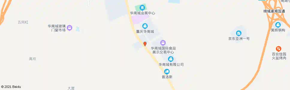 重庆东城大道_公交站地图_重庆公交_妙搜公交查询2025
