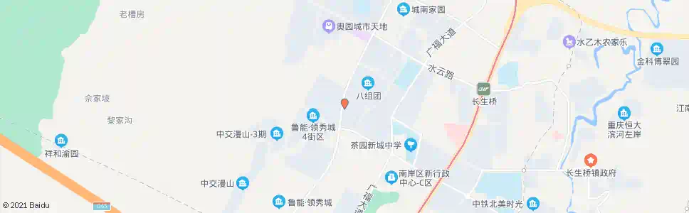 重庆茶园新区消防队_公交站地图_重庆公交_妙搜公交查询2025