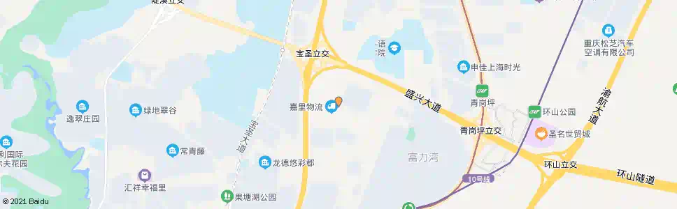 重庆宝环路1站_公交站地图_重庆公交_妙搜公交查询2025