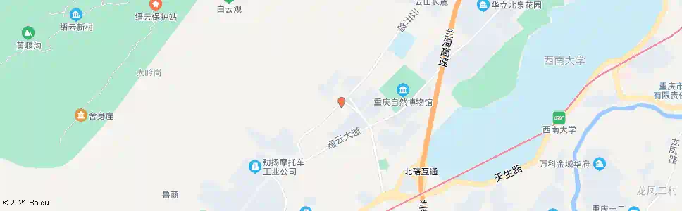 重庆张家沟_公交站地图_重庆公交_妙搜公交查询2025