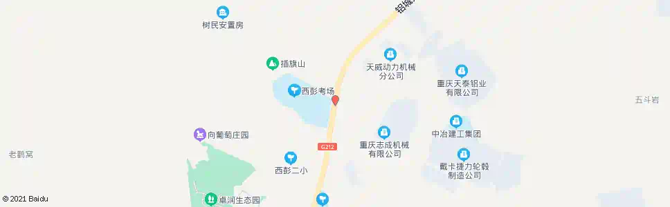 重庆斑竹林_公交站地图_重庆公交_妙搜公交查询2025
