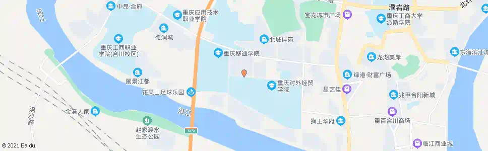 重庆学府中央_公交站地图_重庆公交_妙搜公交查询2025