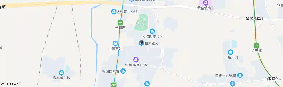 重庆恒大雅苑_公交站地图_重庆公交_妙搜公交查询2025