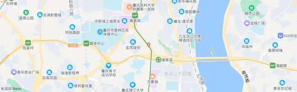 重庆谢家湾正街_公交站地图_重庆公交_妙搜公交查询2025