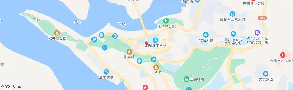 重庆双江小学_公交站地图_重庆公交_妙搜公交查询2025