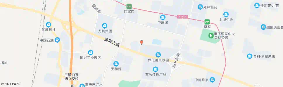 重庆蔡支路口_公交站地图_重庆公交_妙搜公交查询2025