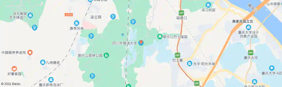 重庆四川外语学院_公交站地图_重庆公交_妙搜公交查询2025