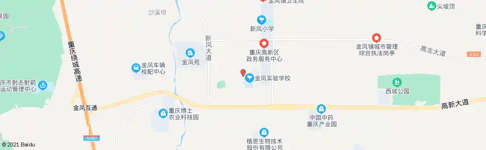 重庆金凤_公交站地图_重庆公交_妙搜公交查询2025