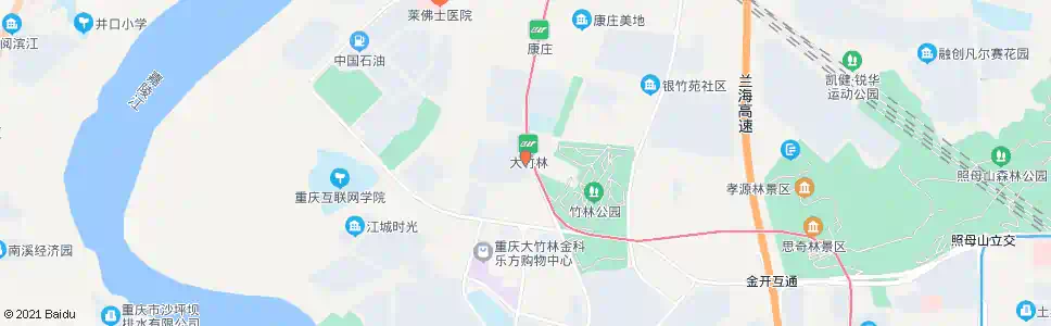 重庆利民超市_公交站地图_重庆公交_妙搜公交查询2025