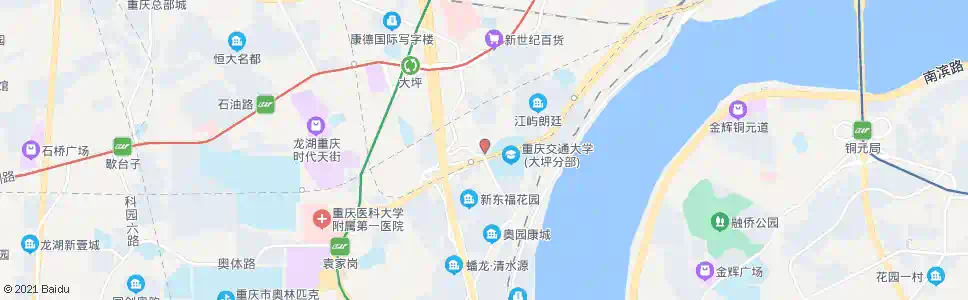 重庆半岛深蓝(小区)_公交站地图_重庆公交_妙搜公交查询2025