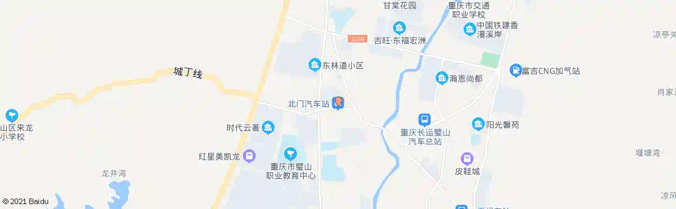 重庆北门车站_公交站地图_重庆公交_妙搜公交查询2025