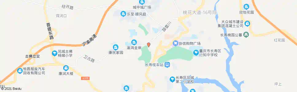 重庆凤中路口_公交站地图_重庆公交_妙搜公交查询2025