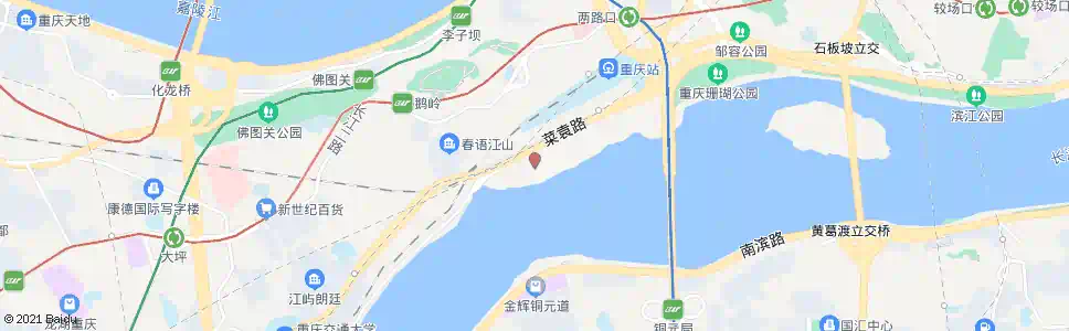 重庆菜园坝皮革市场_公交站地图_重庆公交_妙搜公交查询2025