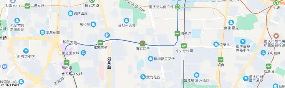 重庆高家院子_公交站地图_重庆公交_妙搜公交查询2025