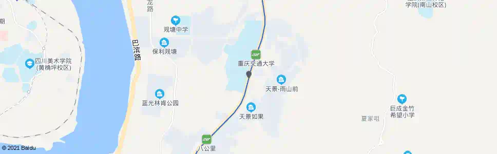 重庆七公里_公交站地图_重庆公交_妙搜公交查询2025