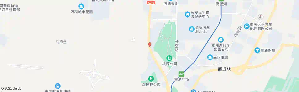 重庆桃源大道南段_公交站地图_重庆公交_妙搜公交查询2025