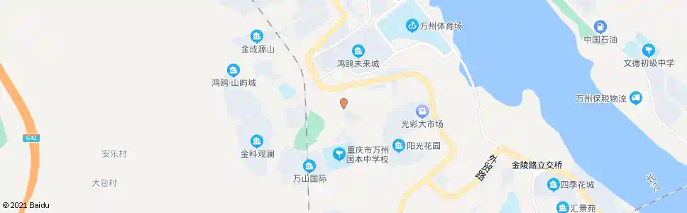 重庆金泰花园_公交站地图_重庆公交_妙搜公交查询2025