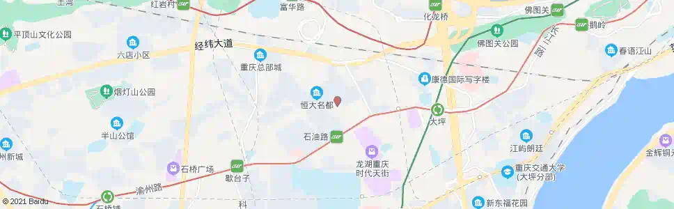 重庆桃园小区_公交站地图_重庆公交_妙搜公交查询2025