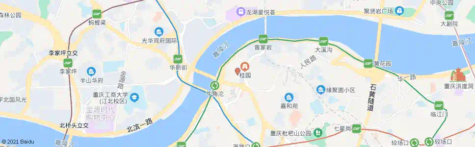 重庆蔡家人民路小学_公交站地图_重庆公交_妙搜公交查询2025