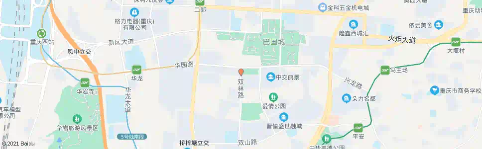 重庆双林路_公交站地图_重庆公交_妙搜公交查询2025